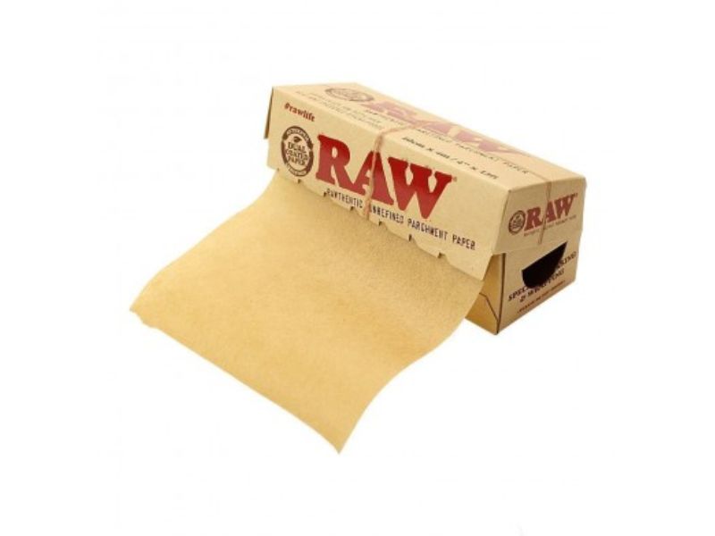 RAW Parchment Papel Para Rosin 100Mm. X 4 Mt.